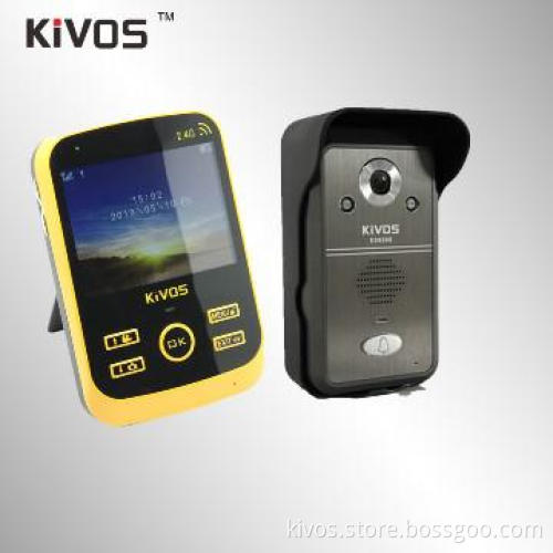 Video Door Phone Intercom System with Two LCD Monitors From Hongji